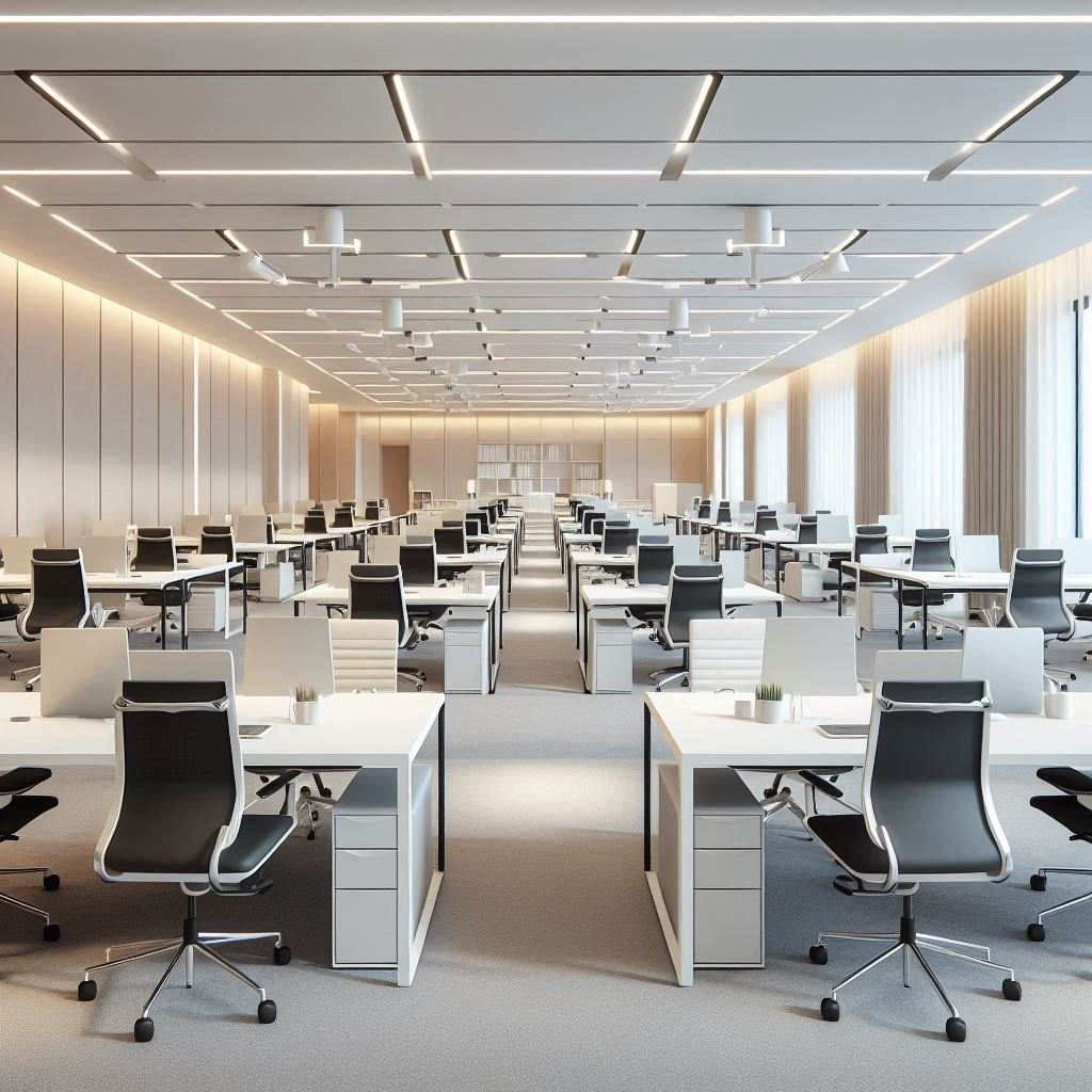 照明方案换季调整过后财务部门怎样确认写字楼办公办公区绿植配置没有遗留问题